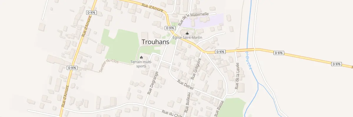 Plan du 5 Pl de la Mairie à Trouhans