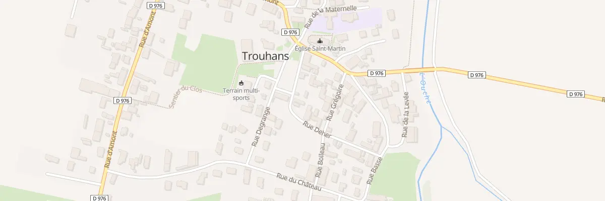 Plan du 11 Rue Deher à Trouhans