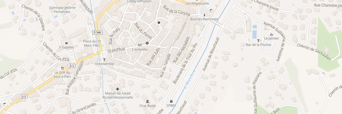 Plan du 6 Rue du Temple à Buis-les-Baronnies