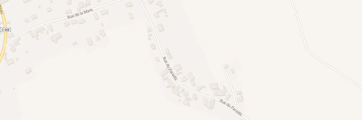 Plan du 33 Rue du Paradis à Losne