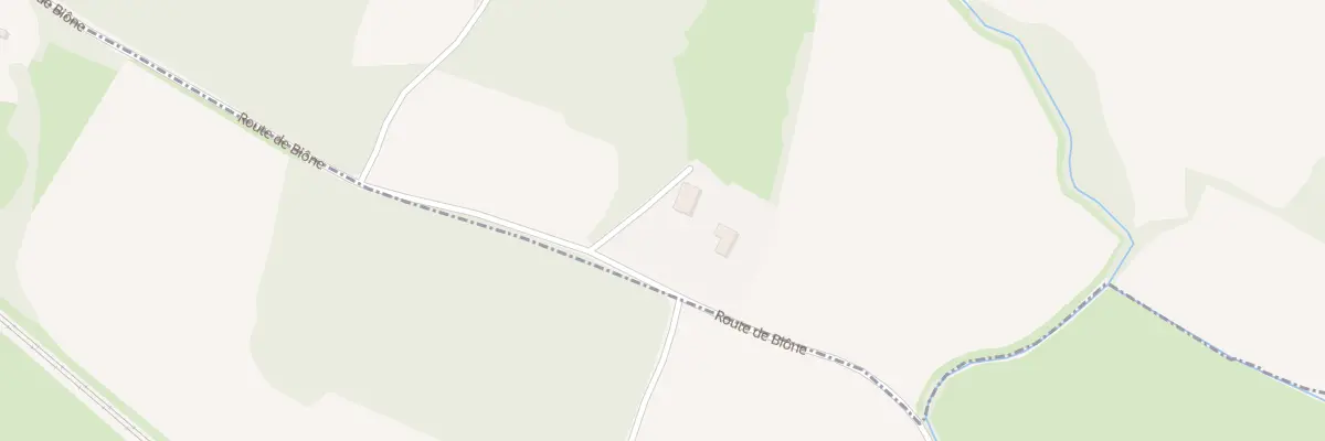 Plan du 1755 Rte de Bione à Bruailles