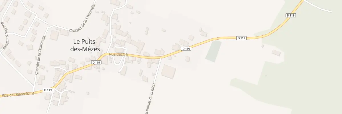 Plan du 6 Rue des Iris à Biesles