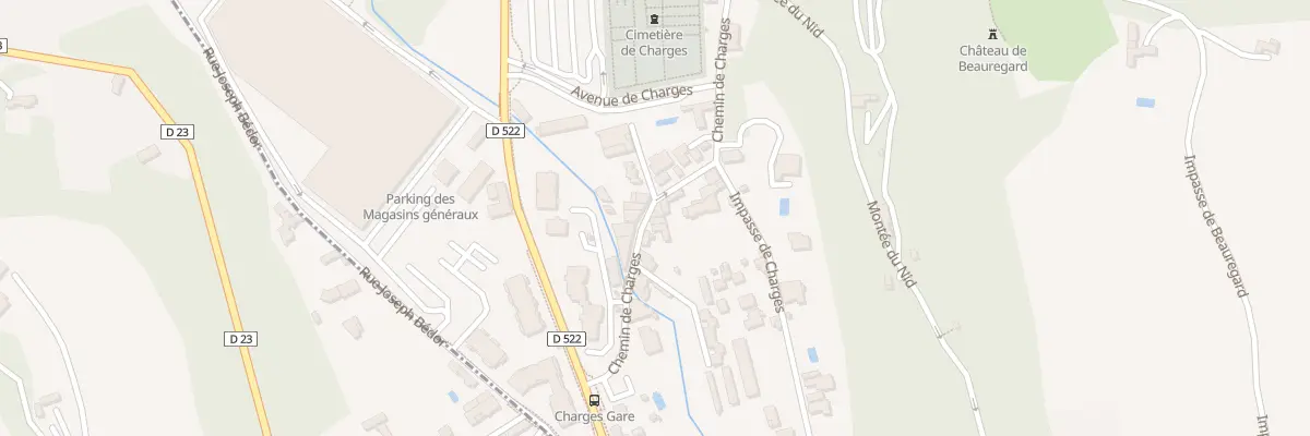 Plan du 11 Che de Charges à Bourgoin-Jallieu
