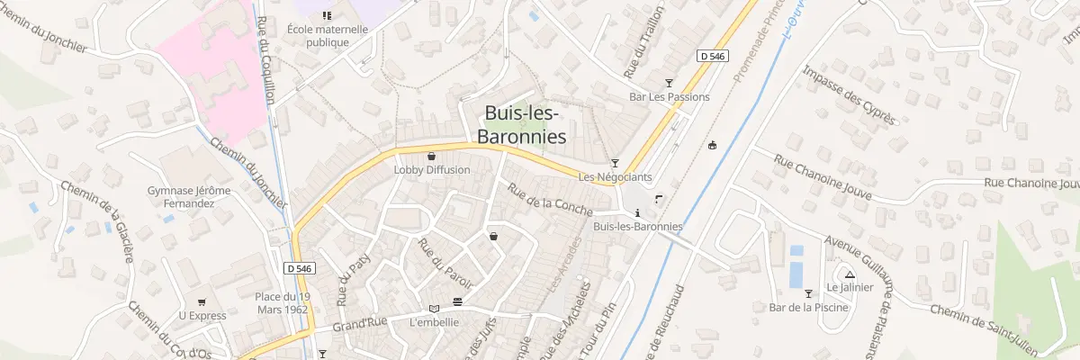 Plan du 34 Bd Aristide Briand à Buis-les-Baronnies