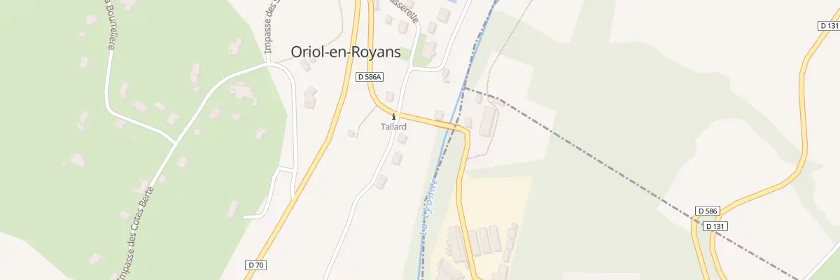 Plan du 25 Che des Vinays à Oriol-en-Royans