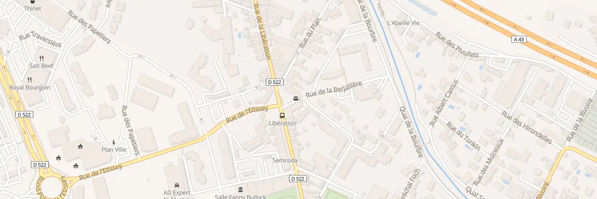 Plan du 162 Rue de la Libération à Bourgoin-Jallieu