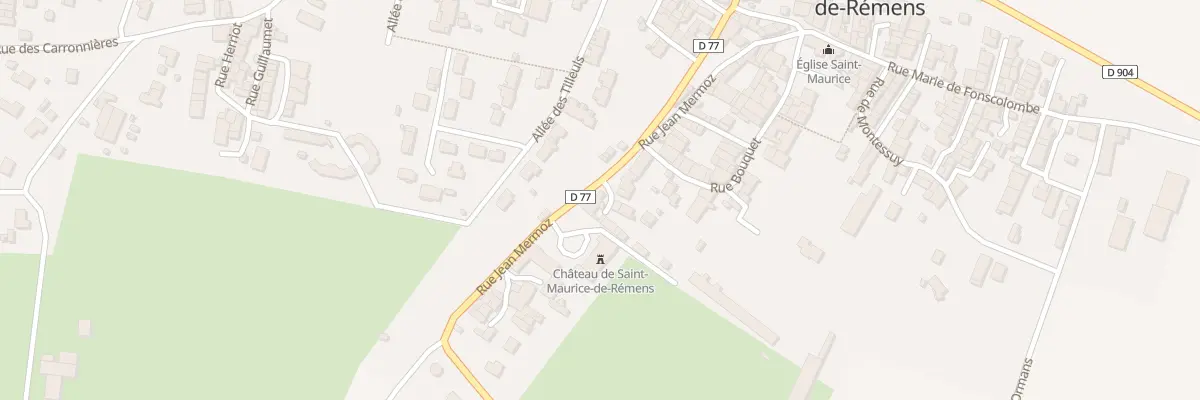 Plan du 8 Clos du Chateau à Saint-Maurice-de-Rémens