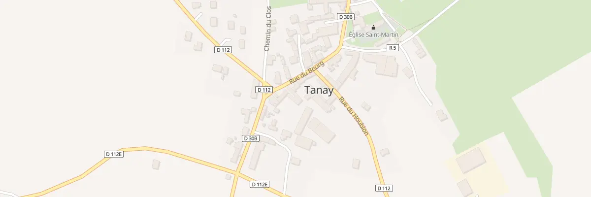 Plan du 11 Rue du Bourg à Tanay