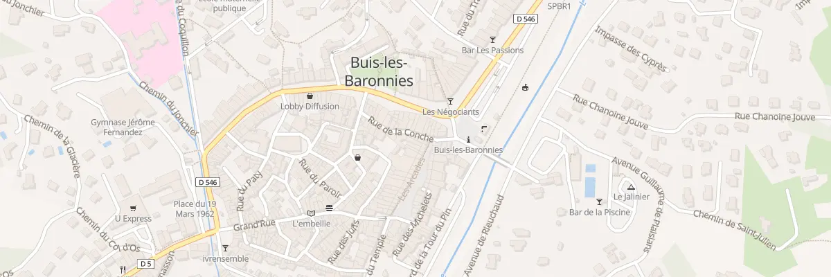 Plan du 3 Rue de la Conche à Buis-les-Baronnies