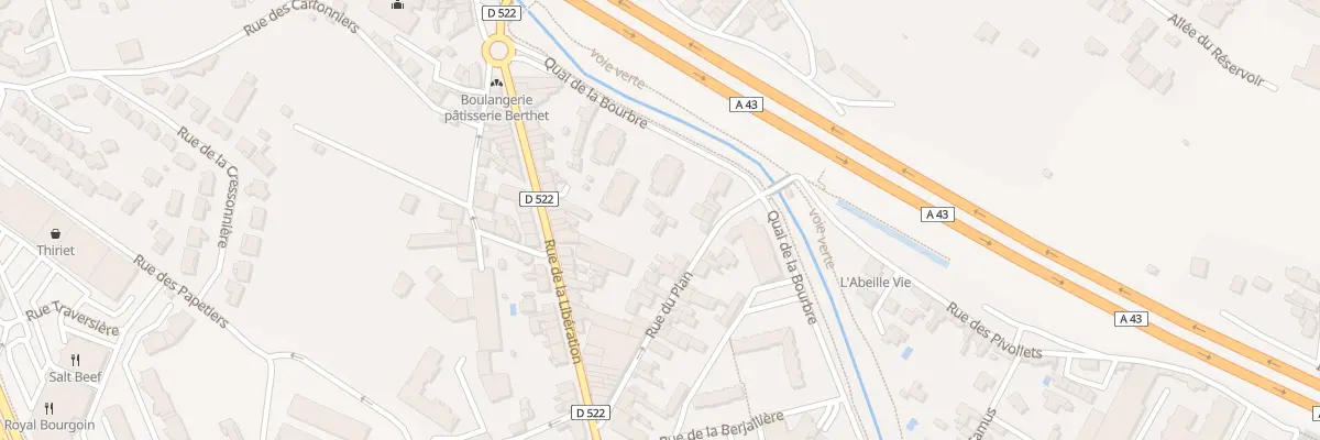 Plan du 17 Rue du Plan à Bourgoin-Jallieu