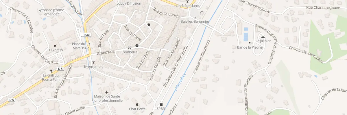 Plan du 10 Rue des Michelets à Buis-les-Baronnies