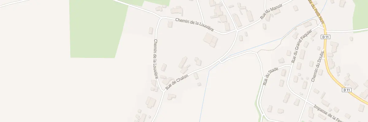 Plan du 4 Rue de Chalon à Annoire