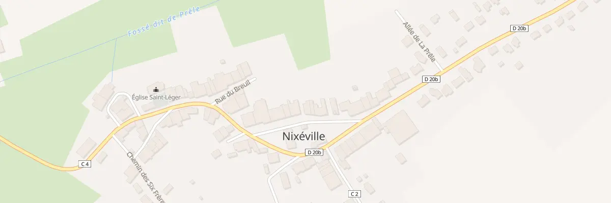 Plan du 13 Rue Basse du Peche à Nixéville-Blercourt
