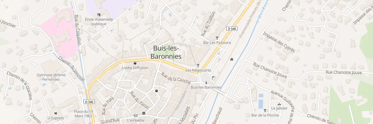 Plan du 33 Bd Aristide Briand à Buis-les-Baronnies