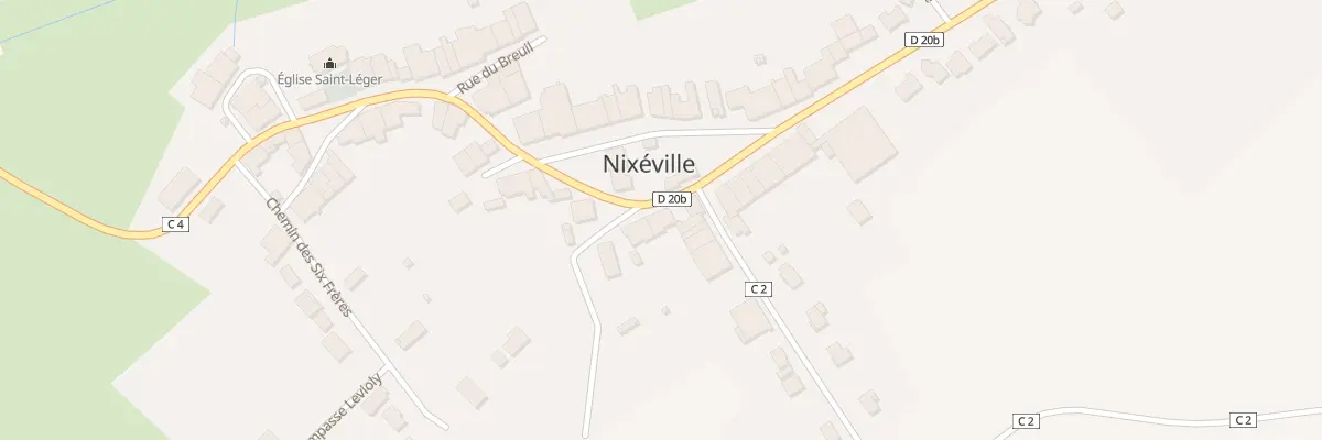 Plan du 12 Rue Haute du Peche à Nixéville-Blercourt