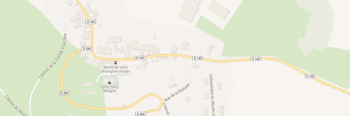 Plan du 28 Rue Orange à Saint-Broingt-les-Fosses