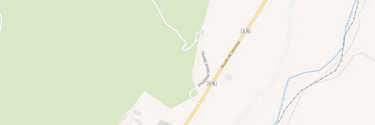 Plan du 225 Imp Serre Montu à Oriol-en-Royans