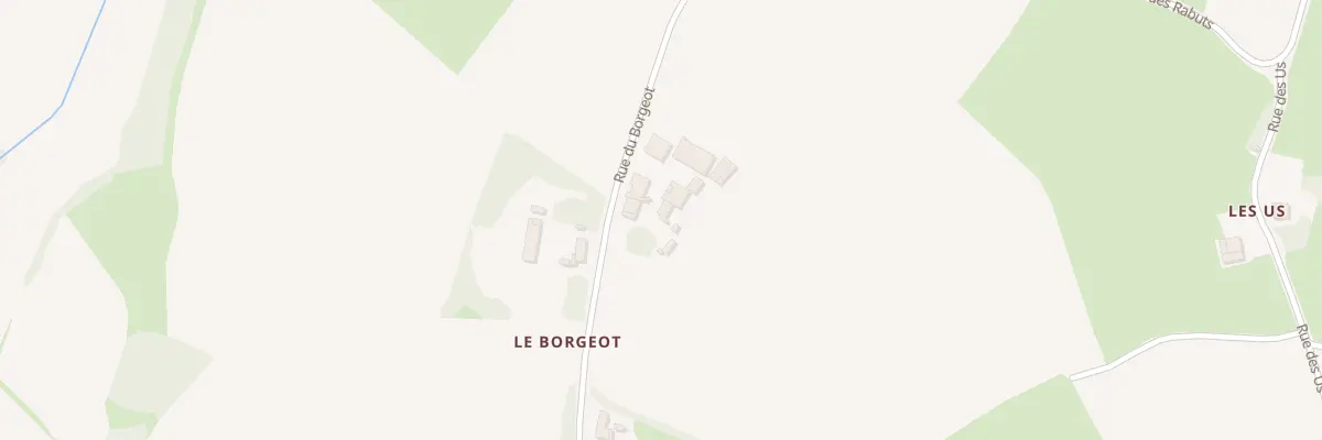 Plan du 295 Rue du Borgeot à La Chaux