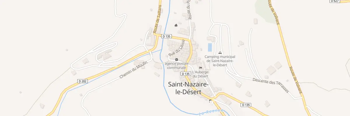 Plan du 40 Rue de la Poste à Saint-Nazaire-le-Désert