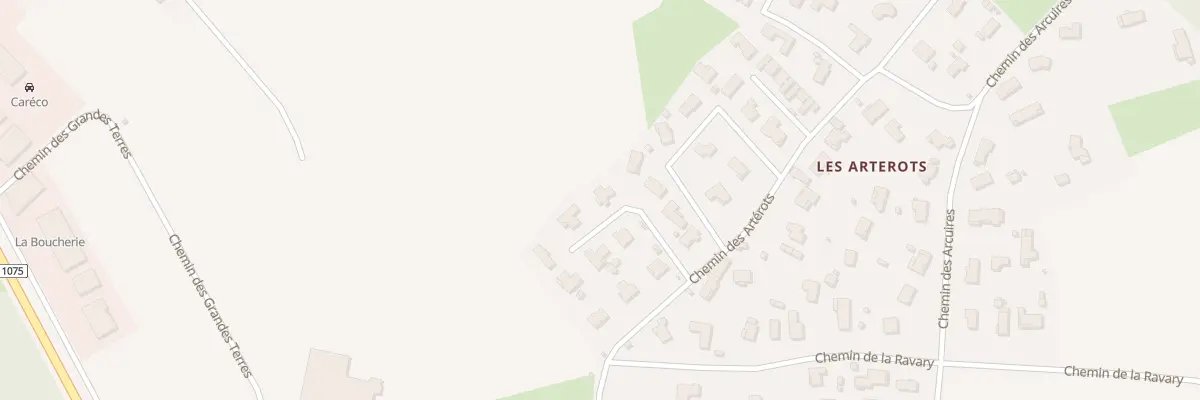Plan du 1 Les Arterots à Montagnat