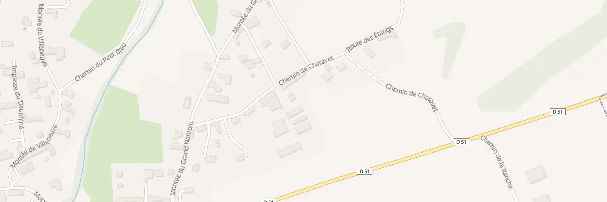 Plan du 377 Che de Charavet à Porte-des-Bonnevaux