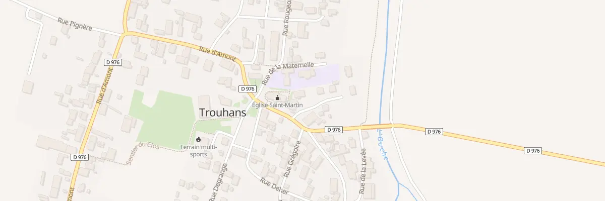 Plan du 1 Rte de Champdôtre à Trouhans