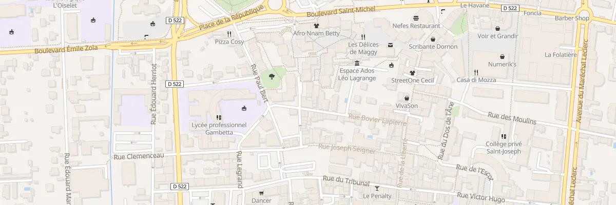 Plan du 38 Rue Bovier Lapierre à Bourgoin-Jallieu