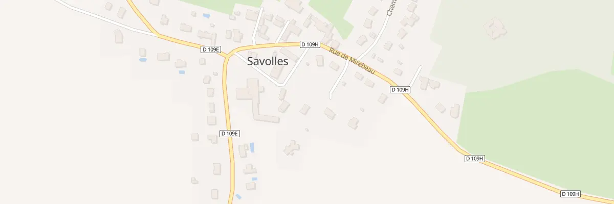 Plan du 3 Rue du Chateau à Savolles