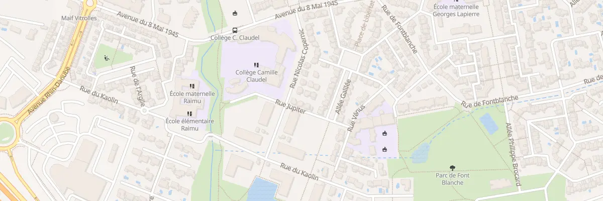 Plan du 3 Rue Jupiter à Vitrolles