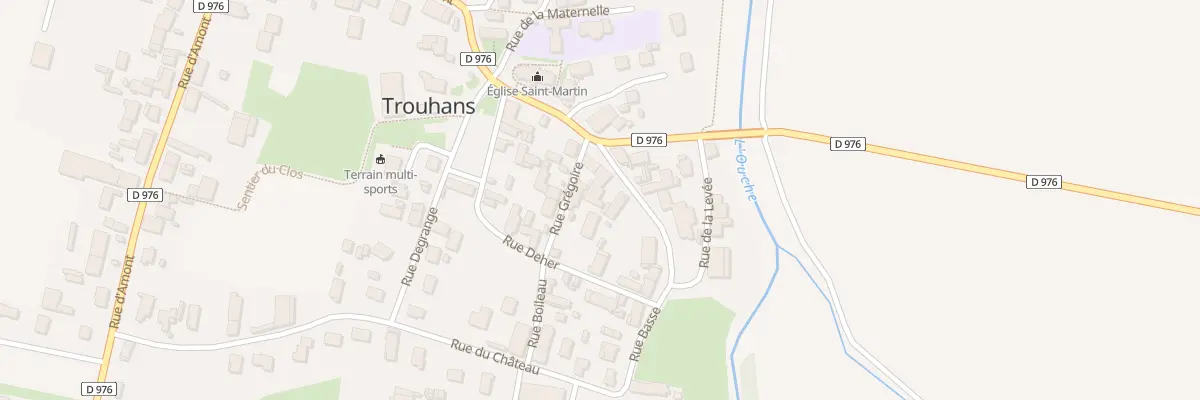 Plan du 3 Rue Basse à Trouhans