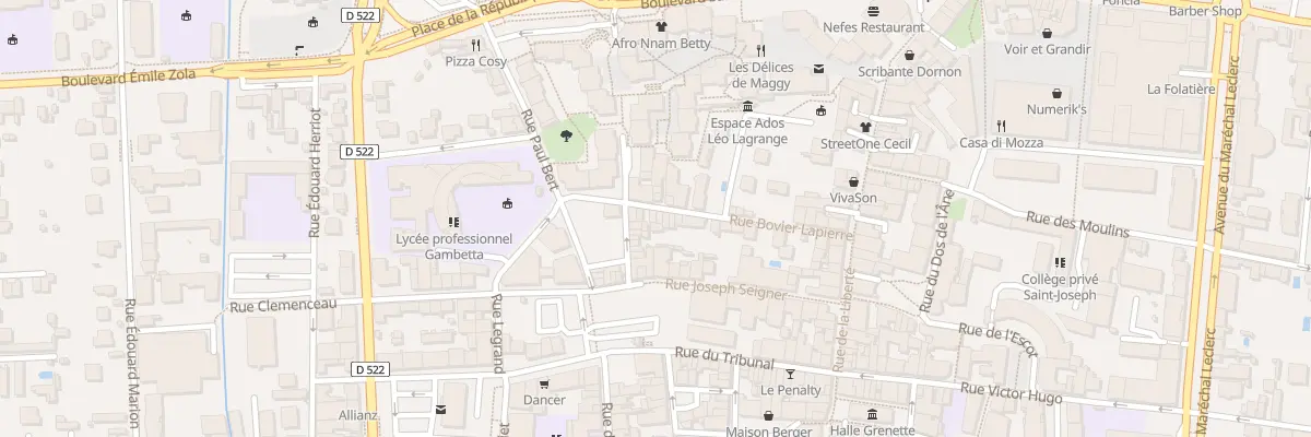 Plan du 37 Rue Bovier Lapierre à Bourgoin-Jallieu