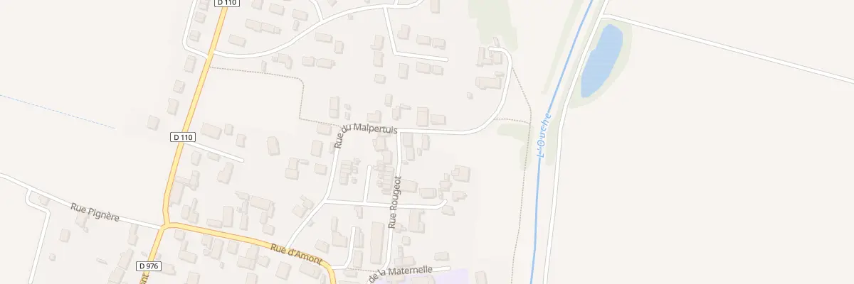 Plan du 6 Rue du Malpertuis à Trouhans