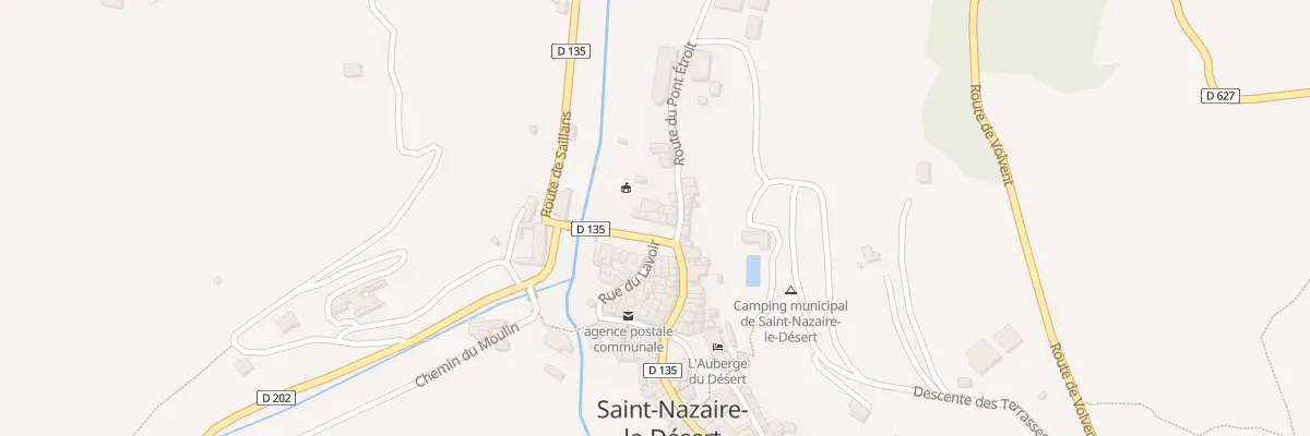 Plan du 5008 Le Village à Saint-Nazaire-le-Désert
