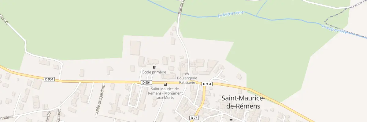 Plan du 5008 Rue de la Scierie à Saint-Maurice-de-Rémens