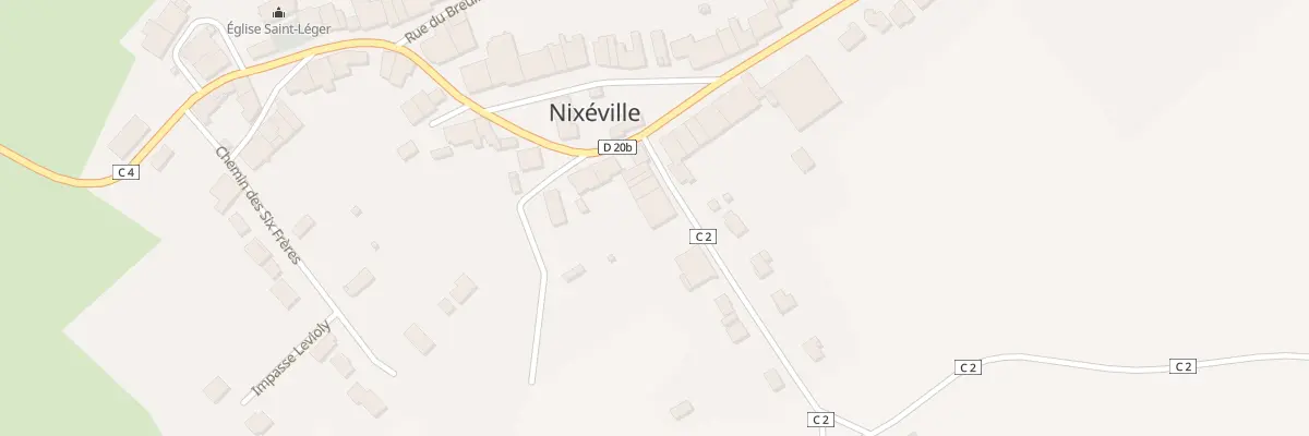 Plan du 6 Voie du Bois à Nixéville-Blercourt