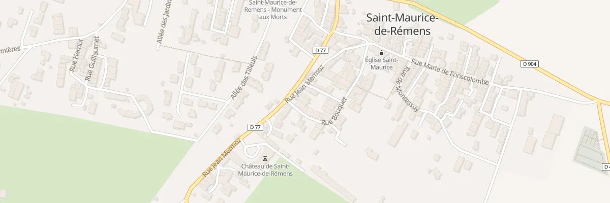 Plan du 119 Rue Jean Mermoz à Saint-Maurice-de-Rémens
