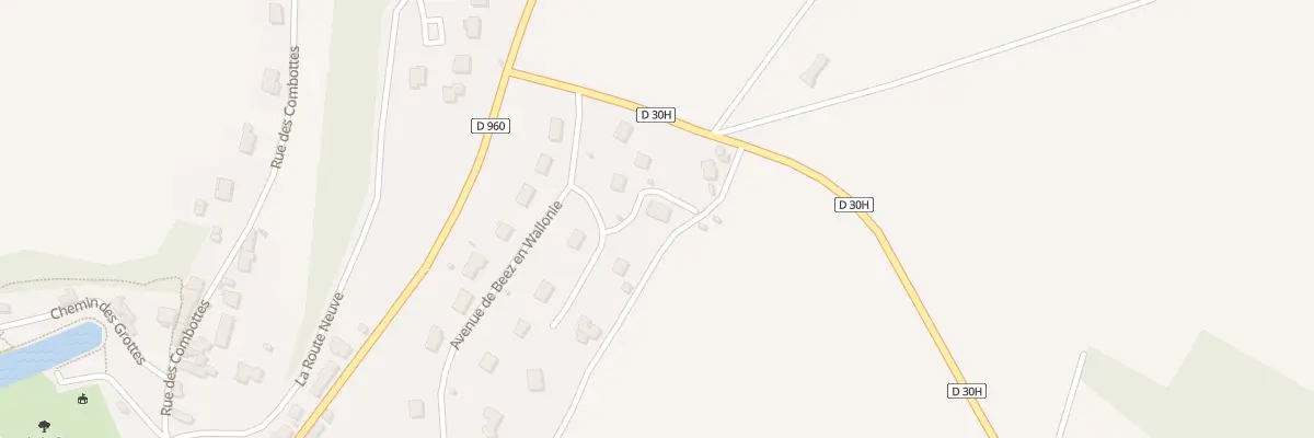 Plan du 3 Av de Beez En Wallonie à Bèze