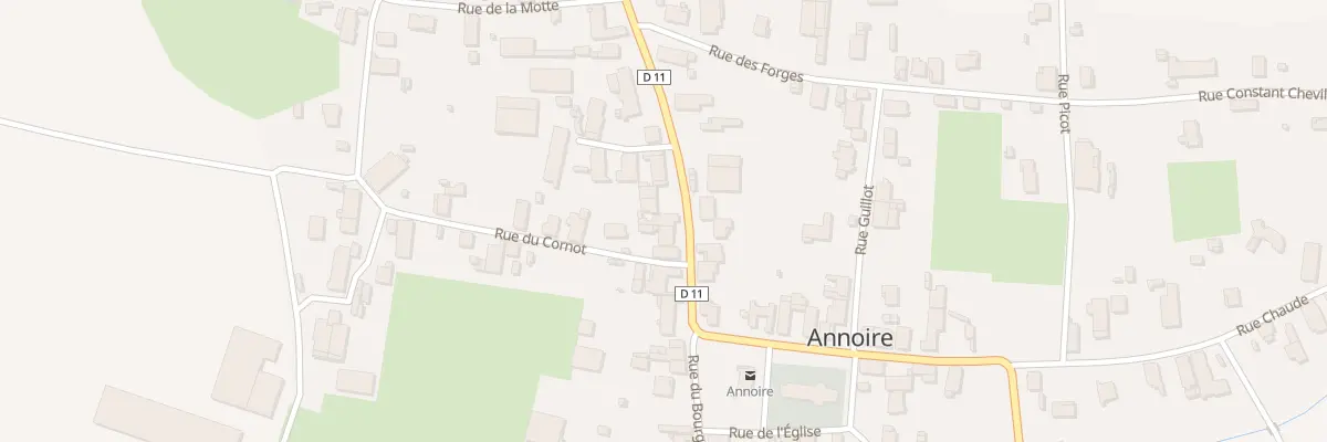 Plan du 9 Grande Rue à Annoire
