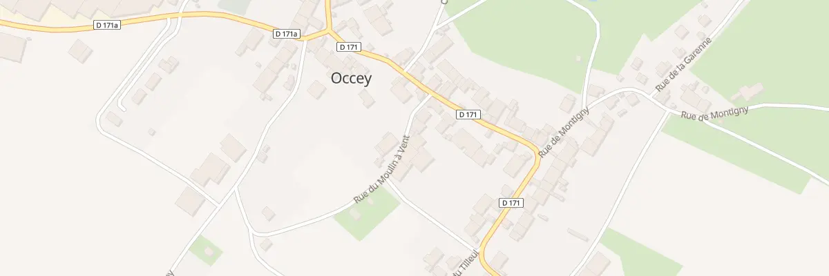 Plan du 3 Rue du Moulin a Vent à Occey