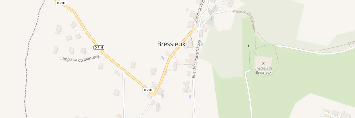 Plan du 5024 Bourg de Bressieux à Bressieux