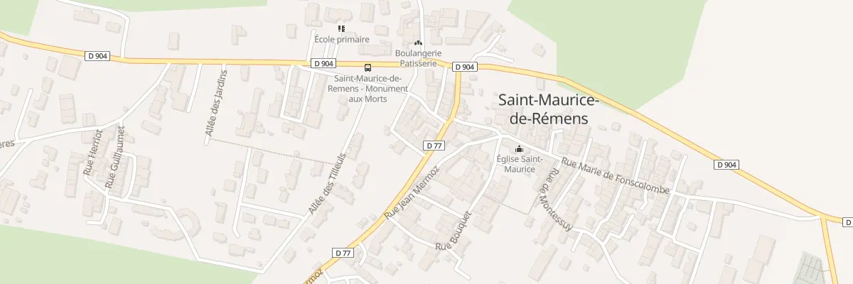Plan du 5146 Rue Cote du Logis à Saint-Maurice-de-Rémens