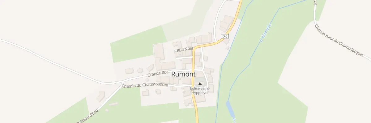 Plan du 1 Rue Taillebois à Rumont