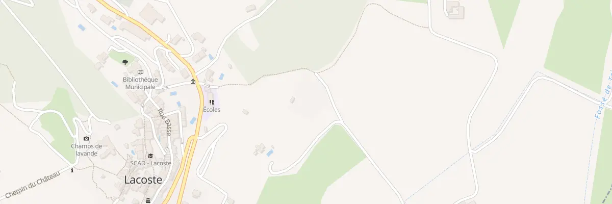 Plan du 5218 Le Passet à Lacoste