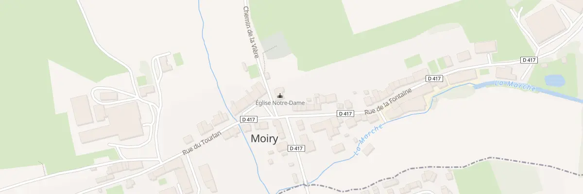 Plan du 1 Rue de la Fontaine à Moiry