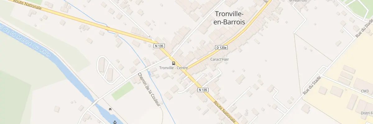 Plan du 1 Gr Grande Rue à Tronville-en-Barrois