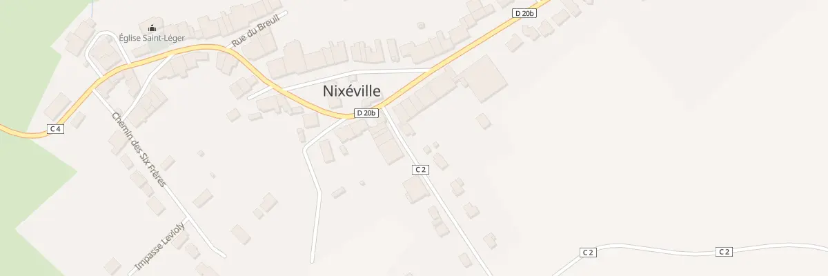 Plan du 1 Voie du Bois à Nixéville-Blercourt