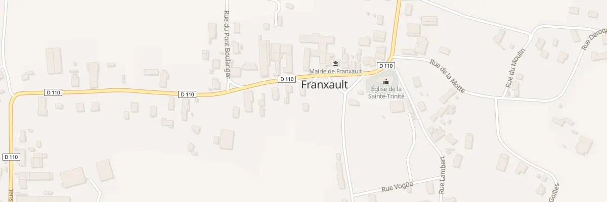 Plan du 1 Rue Bossuet à Franxault