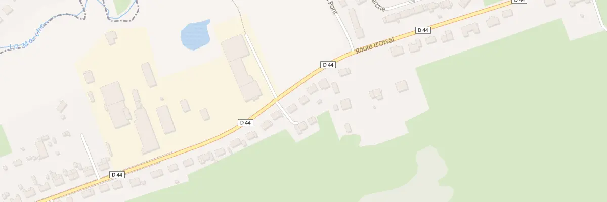 Plan du 54 Rte d’Orval à Margut