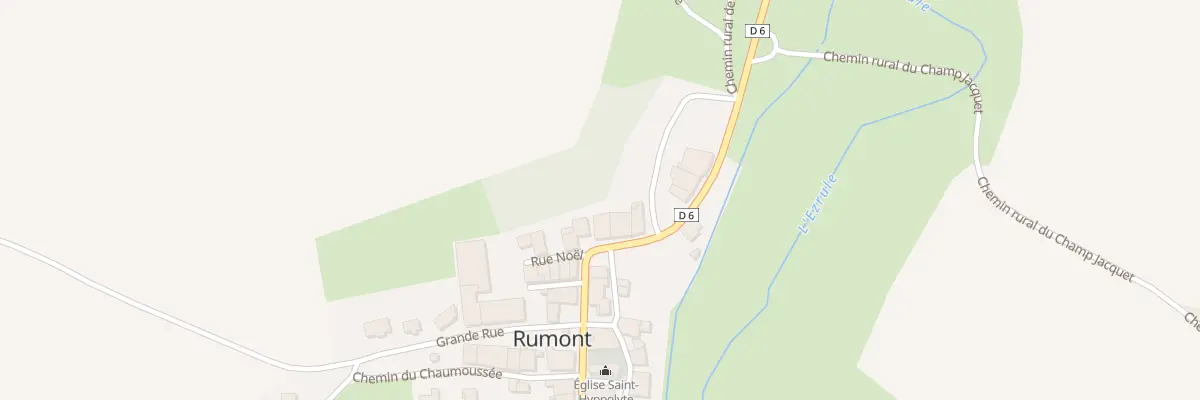 Plan du 12 Rue du Moulin à Rumont