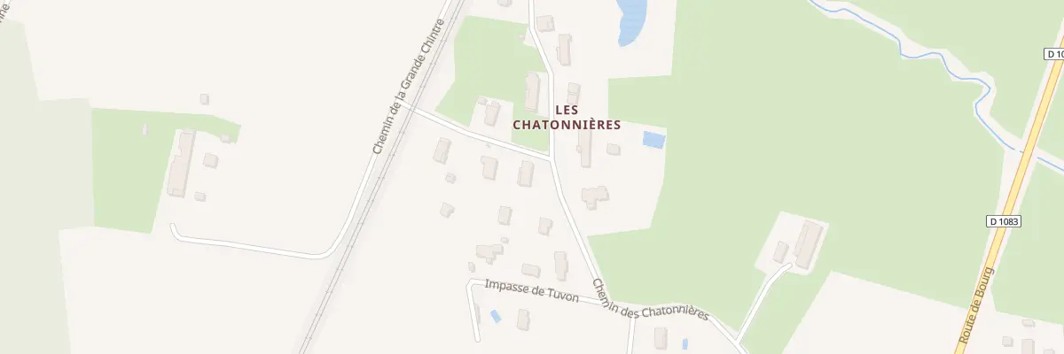 Plan du 525 Che des Chatonnieres à Saint-Étienne-du-Bois